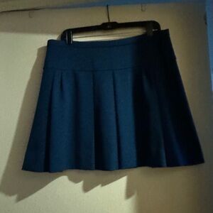 J. Crew Dark Blue Skater Skirt